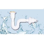 Resim Çekvalfli Körüklü Muflu Lavabo Sifonu 