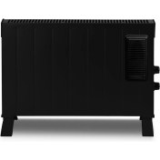 Resim HC-2952 Konvektör SİYAH.LUXELL.FAN+DEVRİLME(2500W) 