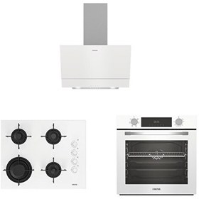 Resim Beyaz Ankastre Set (ALA 322 W - 189 DW - 510 W) 
