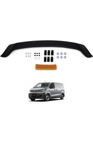 Resim Opel Vivaro|Zafira Life Ön Kaput Koruyucu Rüzgarlık Deflektör Akrilik ABS 4mm Parlak Siyah 2019 ve Sonrası 