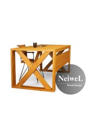 Resim Neiwel Duina Doğal Ahşap Ofis Ve Çalışma Masası x 80 x 140 Açık Ceviz 