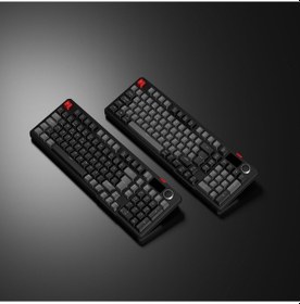 Resim Loyal Pro Siyah/gri 3 Bt + 2.4 Ips Ekranlı Red Switch Rgb Mekanik Kablosuz Klavye 