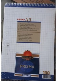 Resim Bloknot Spralli A 5 Kareli 100 Yp Karton Kapak 6 Adetli Paket N11.392 