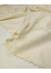 Resim Krem Renkte Enine Çizgili Pamuklu Kumaş En: 145 Cm-10092 10 