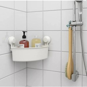 Resim Ikea Tısken Tıskin Eğimli Vakumlu Raf 217055958 Beyaz 