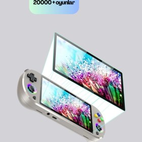 Resim Ucuztekno Rgb Işıklı Joystickli El Tipi Oyun Cihazı 