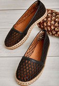 Resim Bambi Siyah Hakiki Deri Kadin Espadril L0528008399 Bambi