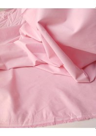 Resim Açık Pembe Renkte Pamuklu Poplin Kumaş En 145 Cm X Boy 220 Cm -10335 Pembe 