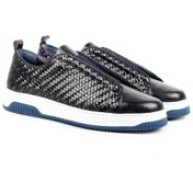 Resim ZERBAY Kamet Casual Hakiki Deri Erkek Ayakkabı, Günlük Ayakkabı, Sneakers Lacivert 