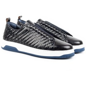 Resim ZERBAY Kamet Casual Hakiki Deri Erkek Ayakkabı, Günlük Ayakkabı, Sneakers Lacivert 