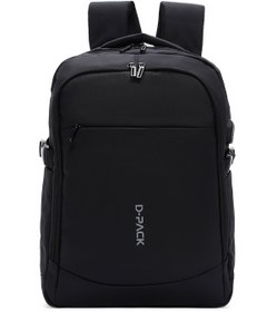 Resim D-pack Erkek Siyah Teknolojik Kumaş Sırt Çantası - Siyah / STANDART 