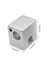 Resim Koodmax 3D Yazıcı E3D V5 Isıtıcı 16 x 16 x 12 MM Alüminyum Blok 