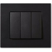 Resim Ovivo Grano Siyah Üçlü Anahtar 