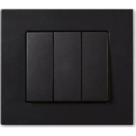 Resim Ovivo Grano Siyah Üçlü Anahtar 