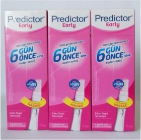 Resim Predictor Early Erken Gebelik Testi - Yüksek Hassasiyet, 6 Gün Önce Sonuç, 3 Adet, Profesyonel Kalite ve Medikal Standartlara Uygun 
