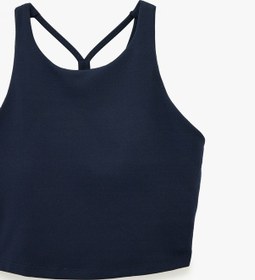 Resim Koton Çapraz Askılı Sırt Detaylı Kaplı Sporcu Sütyeni Lacivert 6sak30108nk Lacivert 
