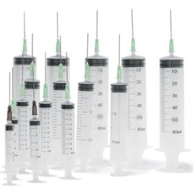 Resim 20 Cc Enjektör Yeşil Uçlu 21g 125 Adet 