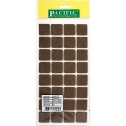 Resim Pacific Kaydırmaz Keçe Kare 1plk=32 Ad 25 x 25 Kahve 