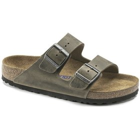 Resim Terlik Erkek 1019377 Birkenstock Arızona Sfb Leoı Faded Khakı Faded Khakı Çok Renkli 