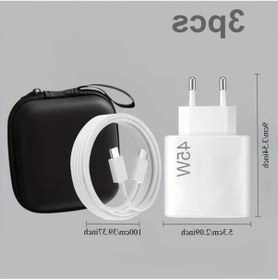 Resim Fastbuy Dream011 3 Parçalı Hızlı 45w Usb C Şarj Adaptör Seti Samsung Galaxy İphone İpad Uyumlu 
