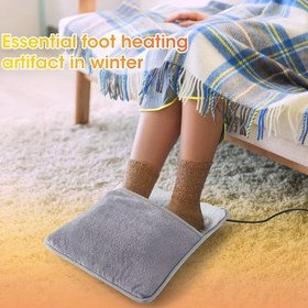 Resim USB - Sabit Sıcaklık Pedi - Ayarlanabilir Ayak, Karın ve Bel Isıtıcı, Otomatik Kapanma Özellikli, Taşınabilir Cihaz - Yatak, Kanepe, Spa Kullanımı İçin (USB Bağlantılı) 