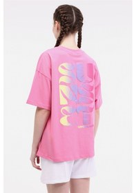 Resim Lumberjack Wl Moıra 11f212 5fx Pembe Kadın Kısa Kol T-shirt Pembe 