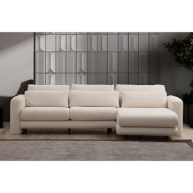 Resim Vivense LİLLY BUKLET KÖŞE KOLTUK, BEYAZ, SAĞ KÖŞE 