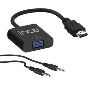 Resim Inca IHTV-7TS HDMI to VGA Dönüştürücü Jaklı 