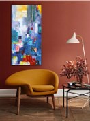 Resim Yağlı Boya Tablo %100 El Yapımı 65cmx115cm Soyut 