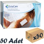 Resim OctaCare Şeffaf Pedli Su Geçirmez Yara Örtüsü Steril Tekli Paket 5 CM x 9 CM 50 Adet 