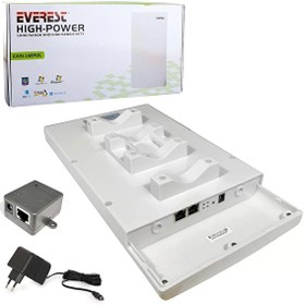 Resim ACCESS POINT REPEATER KABLOSUZ ROUTER 2PORT 300MBPS EVEREST EWN-208POE 