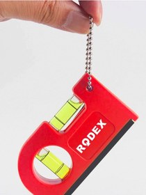 Resim Rodex Cep Tipi Mini Su Terazisi Kırmızı Mıknatıslı Su Terazisi 