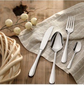 Resim Pierre Cardin Mira 84 Parça 12 Kişilik Çatal Bıçak Kaşık Seti Gümüş 