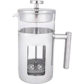 Resim PremiumPort Paslanmaz Çelik French Press 350 Ml, Pratik ve Şık Kahve Demleme Aracı 