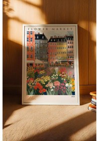 Resim Viyana Avusturya Çerçeveli Tablo Seyahat Severlere Salon Ve Ofis İçin Estetik Duvar Dekoru Travel Flower Market 