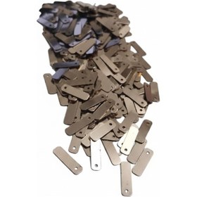 Resim Bronz 13 X 5 Mm Dantel Oya Yazma Halhal Abiye Lazer Kesim Pul 250 Adet 