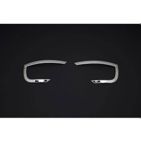 Resim Omsa Dacia Duster Krom Reflektör Çıtası 2 Parça 2018-2024 Arası 