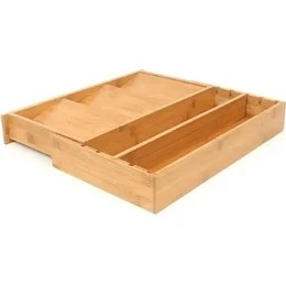Resim Lidyahan Store Bambu Çekmece Düzenleyici, Kaşıklık Organizer 