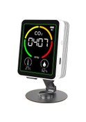 Resim Maiyame Hava Kalitesi Testeri Zn-mt03: Co2, Sıcaklık Ve Nem Ölçer - 2.8" Renkli Ekran, Taşınabilir, Usb Şarjlı, Açıklayıcı Ve Sırt Desteği İle Beyaz 