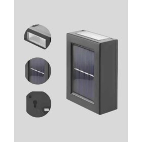 Resim Teknodayım Teknolojik 6 LED Güneş Enerjili Sensörlü Lamba – Akıllı Işık Sensörlü, Enerji Tasarruflu 