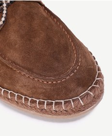 Resim Yargıcı Hasır Bağlı Deri Espadril 24yeay4477x 057 Kahverengi 