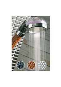 Resim Yayke Boncuklu Su Tasarruflu Arıtmalı Duş Başlığı Seti 