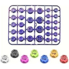 Resim Fastbuy Turcoshop11 Mor Rüzgarı Scooter Motoru Aksesuarı, Dekoratif Vida Kapağı 