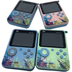 Resim Eco Lounge Game Box Oyun Konsolu 500 Retro Oyunlu Mini Taşınabilir 3 Inç 