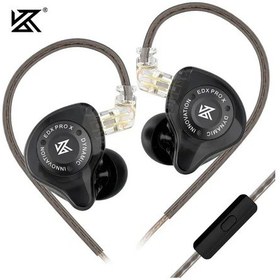 Resim Kz Edx Pro X Kablolu Kulaklık Hıfı Stereo Bas Müzik Kulakiçi Kulak Spor Edxprox Black Mıc 