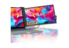 Resim Ultrax 15.6" Tekli Taşınabilir Monitör Çoklu Ekran Fhd Ips Notebook Monitör 