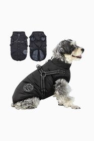 Resim Savlot Kışlık Su Geçirmez Köpek Montu - Siyah / XL 