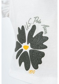 Resim U.s. Polo Assn Kız Bebek 2 Li Şort T-şhirt Takım Beyaz-yeşil-2272 Beyaz 