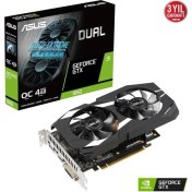 Resim Asus GTX1650 4gb Dual GTX1650-O4GD6-P-V2 Gddr6 128BIT HDMI Dp Pcıe 16X V3.0 