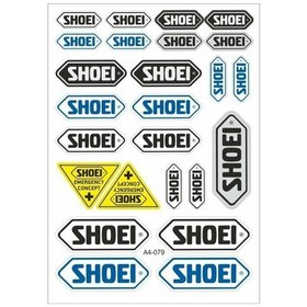 Resim Gogo 079 A4 Shoei Tek Paket Çoklu Sticker 